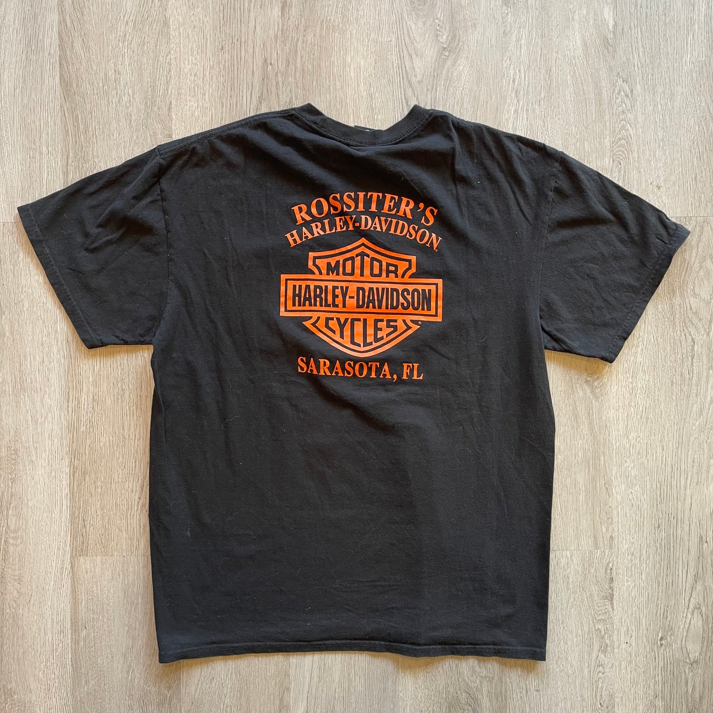 Harley Davidson Rossiters Sarasota FL Vintage T-shirt
