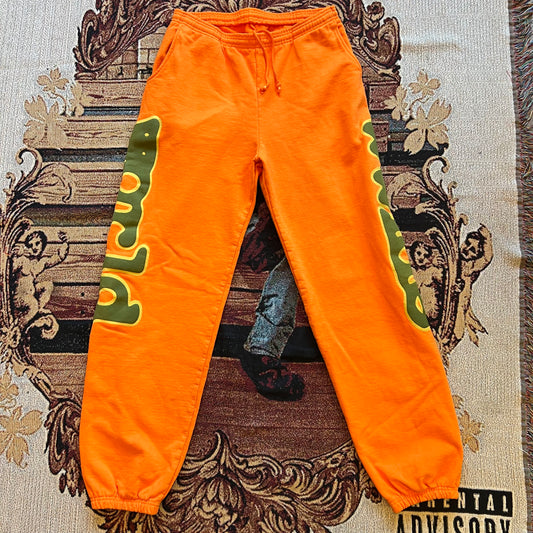 Sp5der World Beluga Sweatpants Orange - Preowned