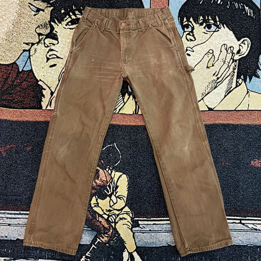 Vintage Dickies Washed Brown Relaxed worker pant