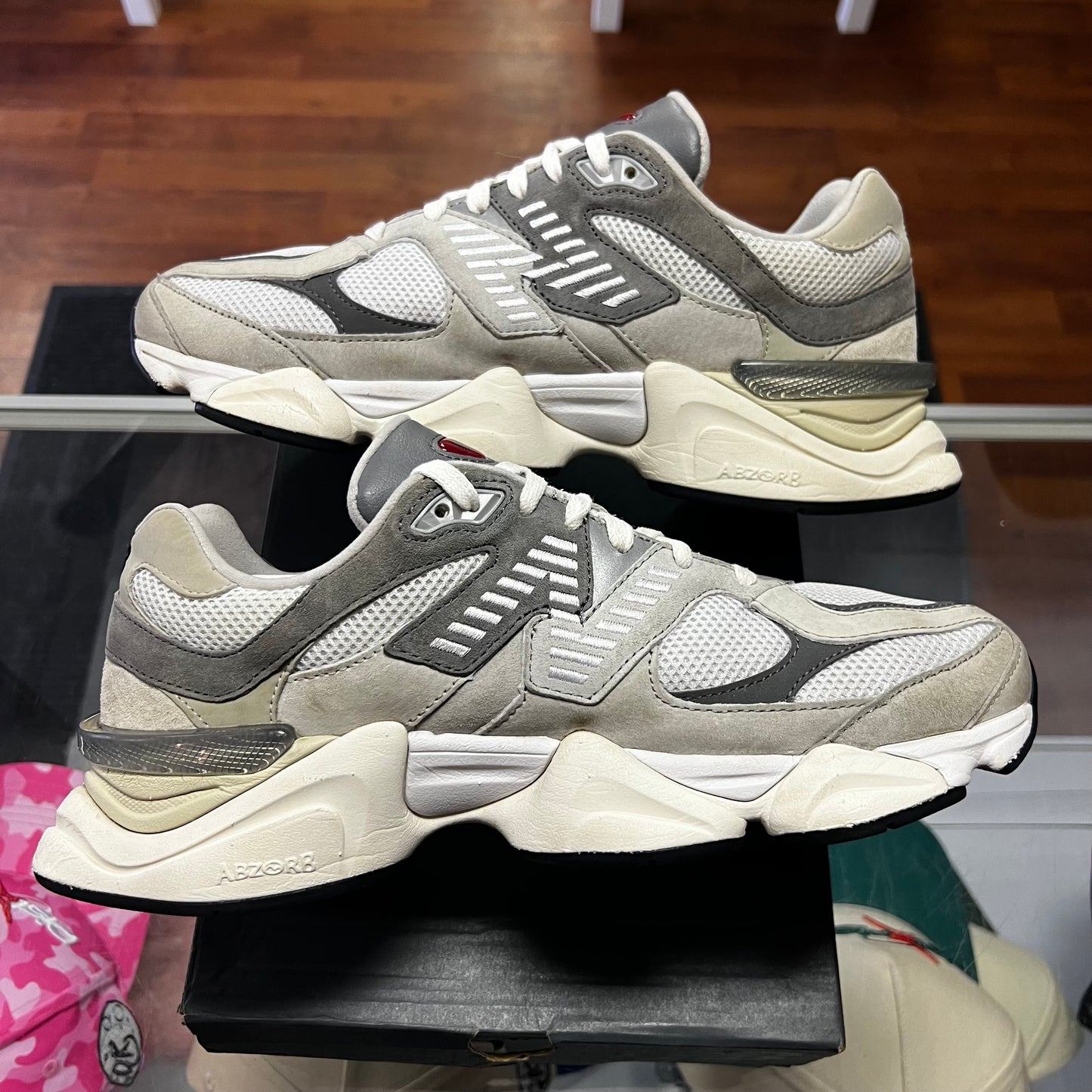 New Balance 9060 Rain Cloud Grey - Preloved