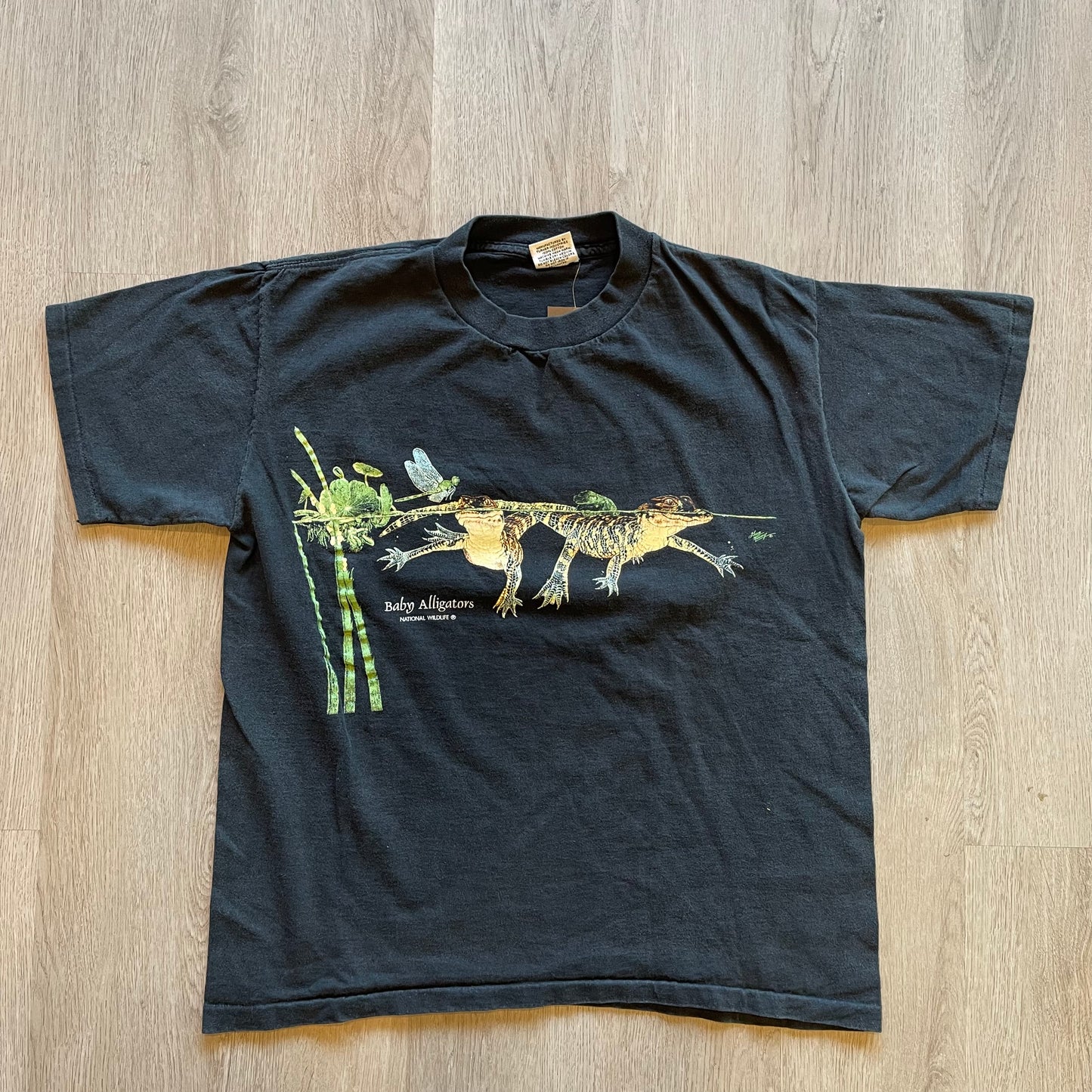 Baby Alligators National Wildlife Vintage T-shirt