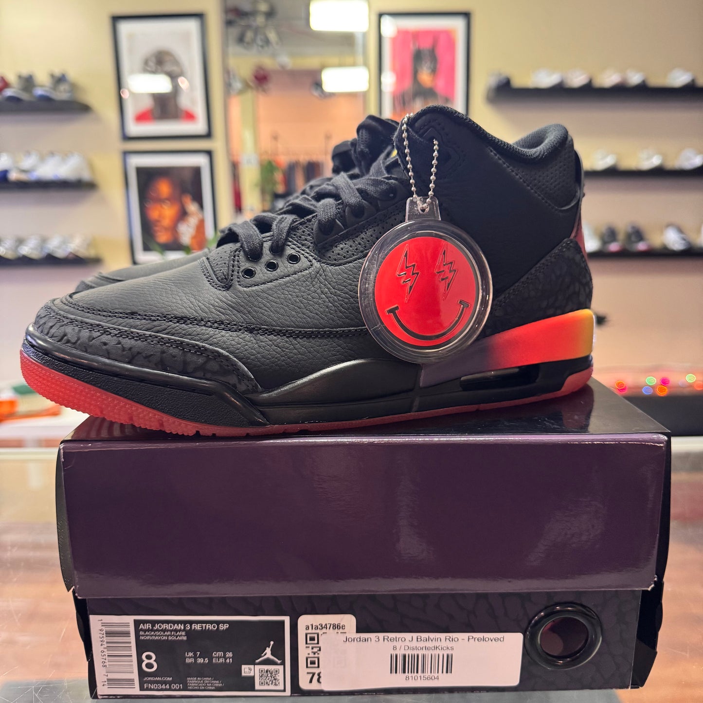 Jordan 3 Retro J Balvin Rio - Preloved