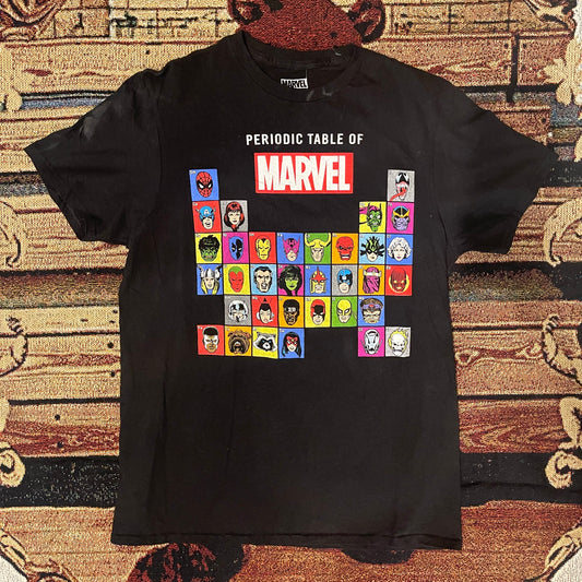 Vintage periodic table of marvel T-shirt