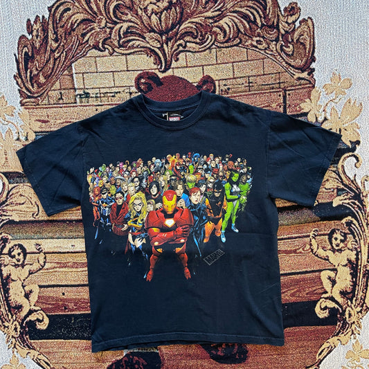 Vintage Marvel Mad Engine Hero Characters Tee