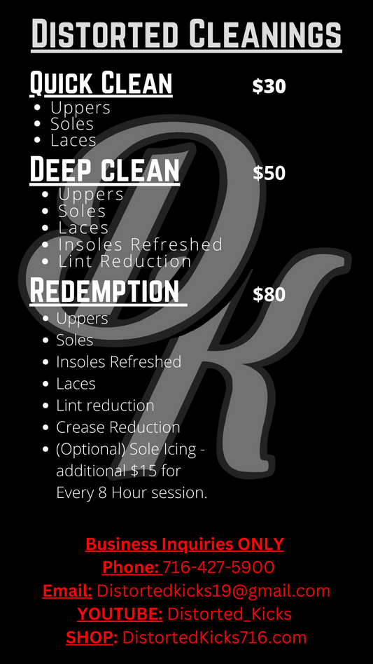 Distorted Cleaning- Deep clean