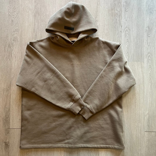 Fear of God Essentials Relaxed Hoodie Wood - Preowned