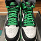 Jordan 1 Retro High OG Lucky Green (GS) - Preloved