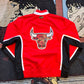 Men’s Red Chicago Bulls 1996/97 Authentic Full- Snap Warmup Jacket