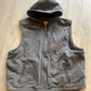 Vintage Carhartt hooded vest