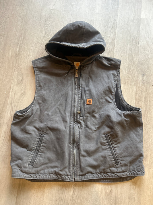 Vintage Carhartt hooded vest