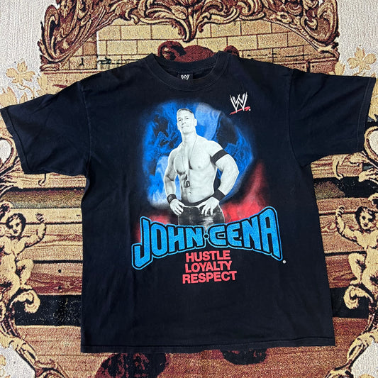 Vintage 2000's  John Cena Hustle Loyalty Respect T-shirt