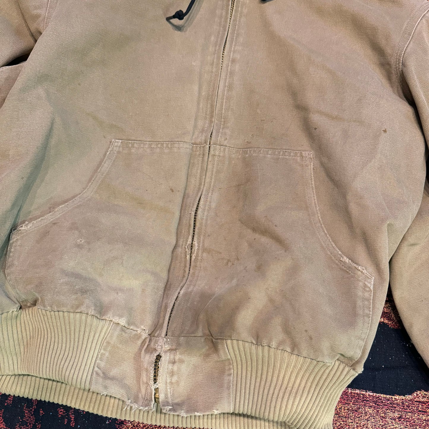 Carhartt Dark khaki Distressed Jacket