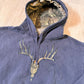 Navy Blue Deer Camo Hoodie