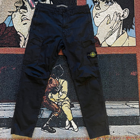 Stone Island Black Cargos - Preowned