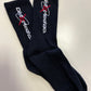 Distorted Co. Shooting Star Socks (Black)