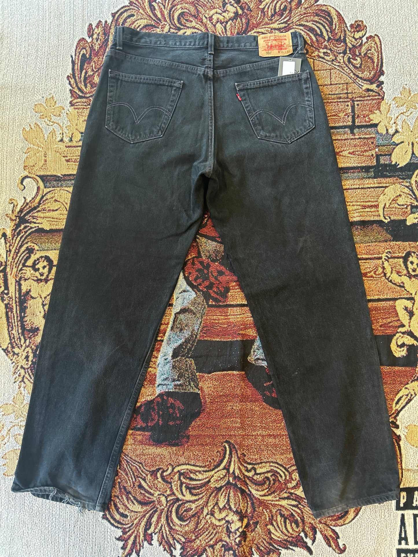 Vintage Black Levi 550 Relaxed Fit