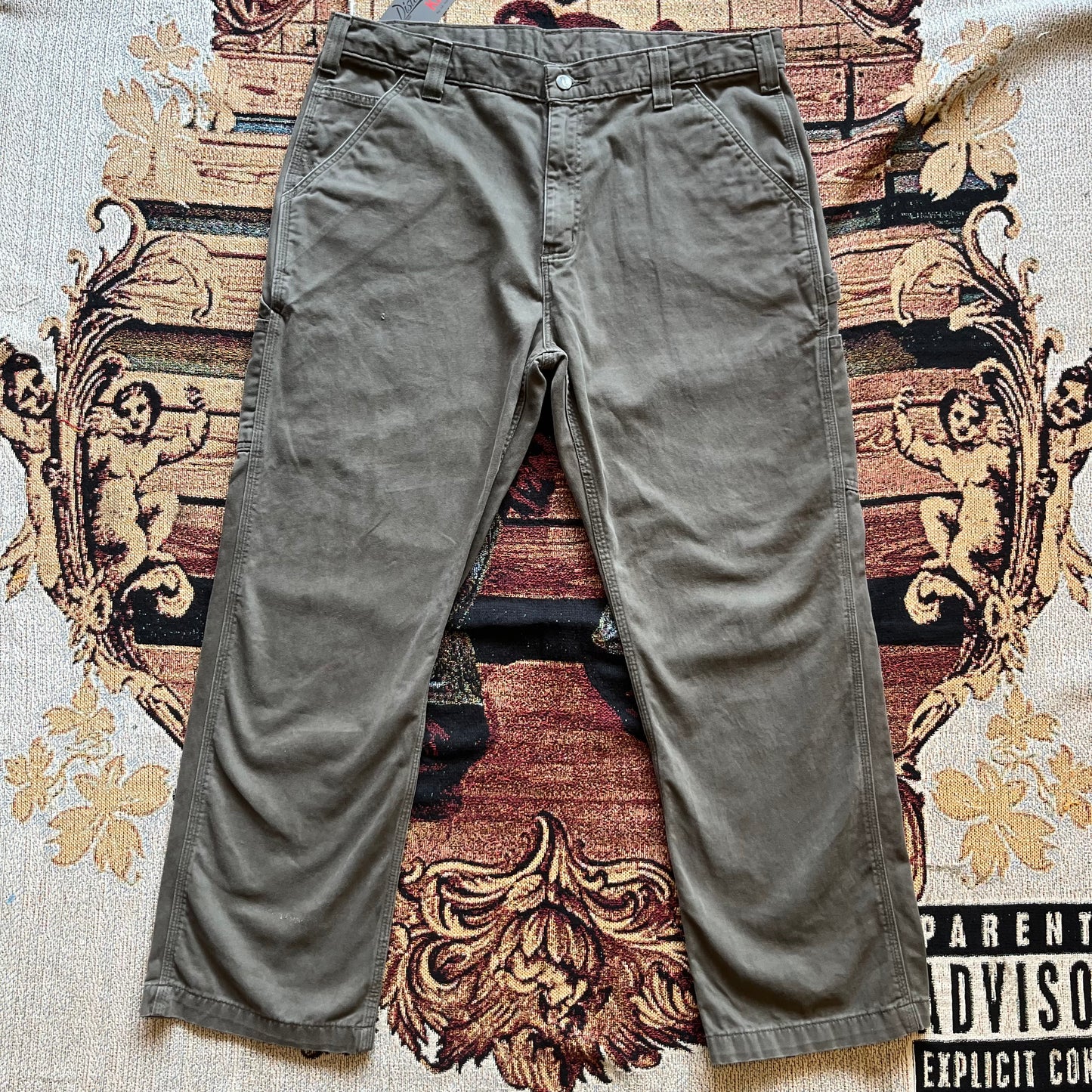 Vintage Washed Grey Carhartt Work Pants