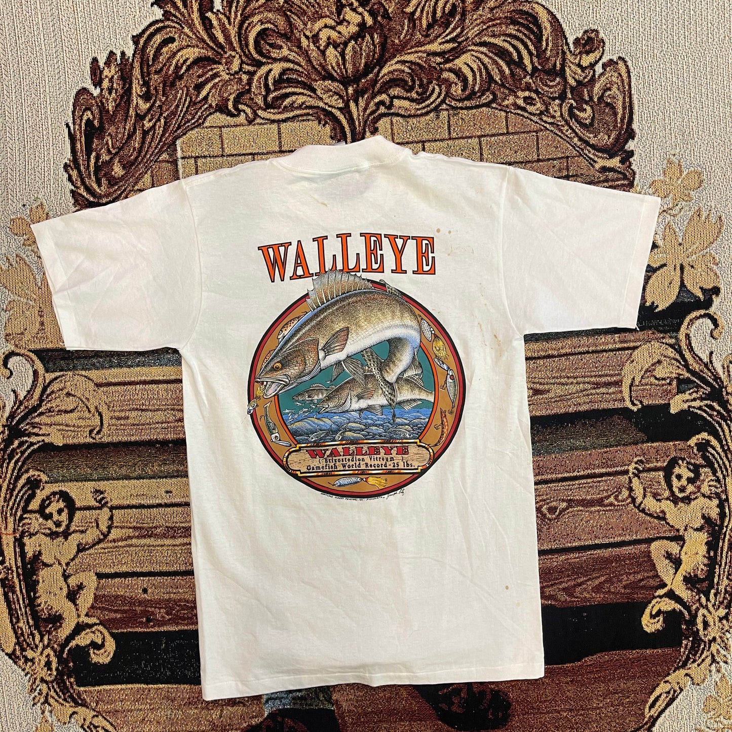 Vintage Fish Shirtz Walleye tee