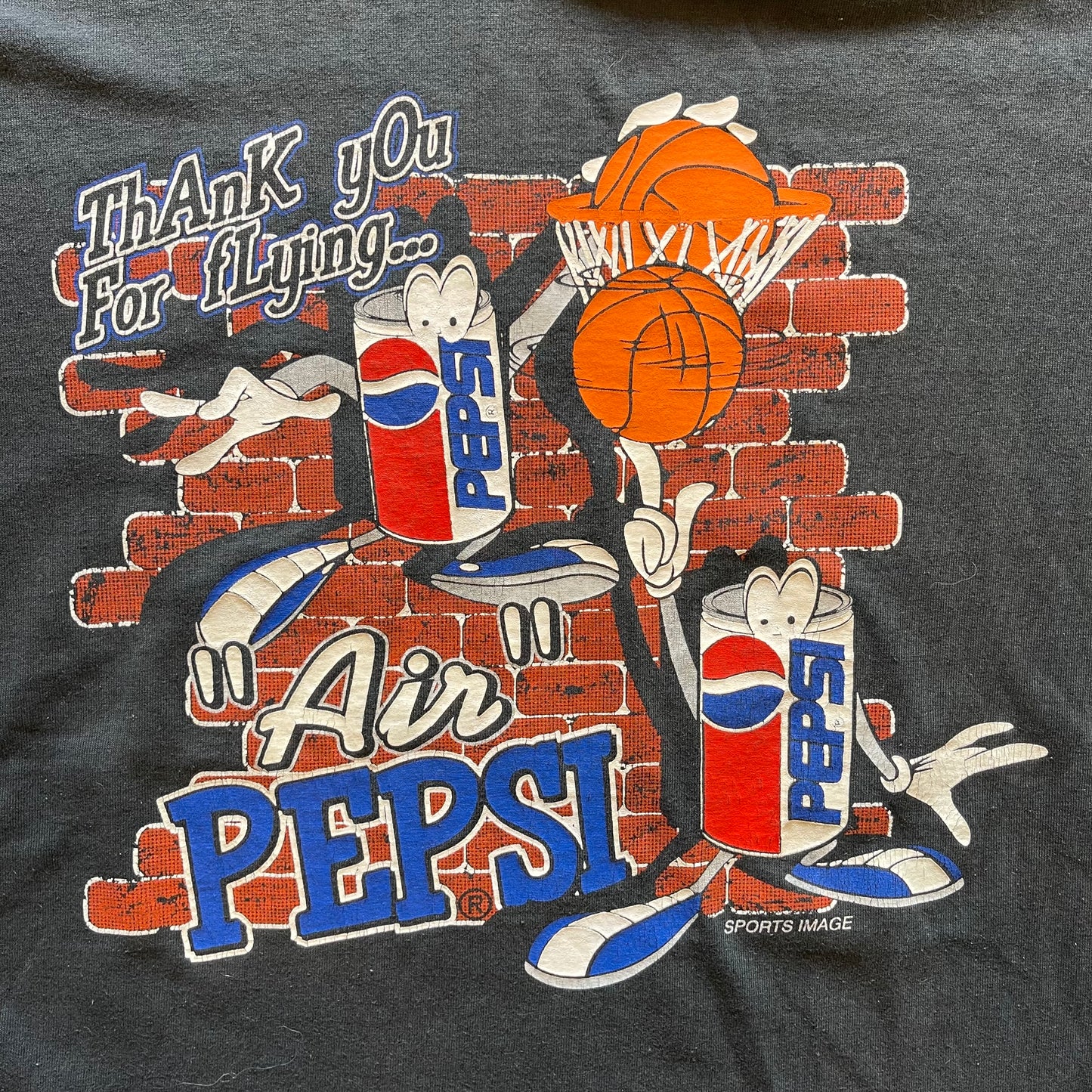 Thank You For Flying Pepsi Vintage T-shirt