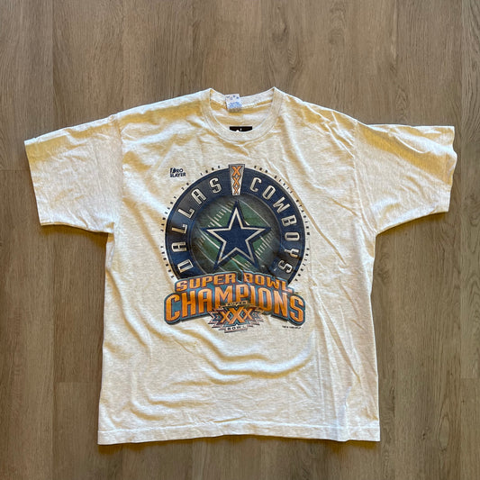 Dallas Cowboys Super Bowl Champions XXX 1996 Vintage T-shirt