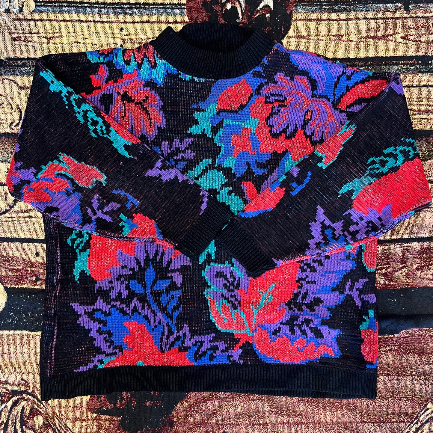 Flower Night Sparkle Sweater