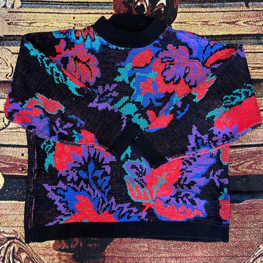 Flower Night Sparkle Sweater