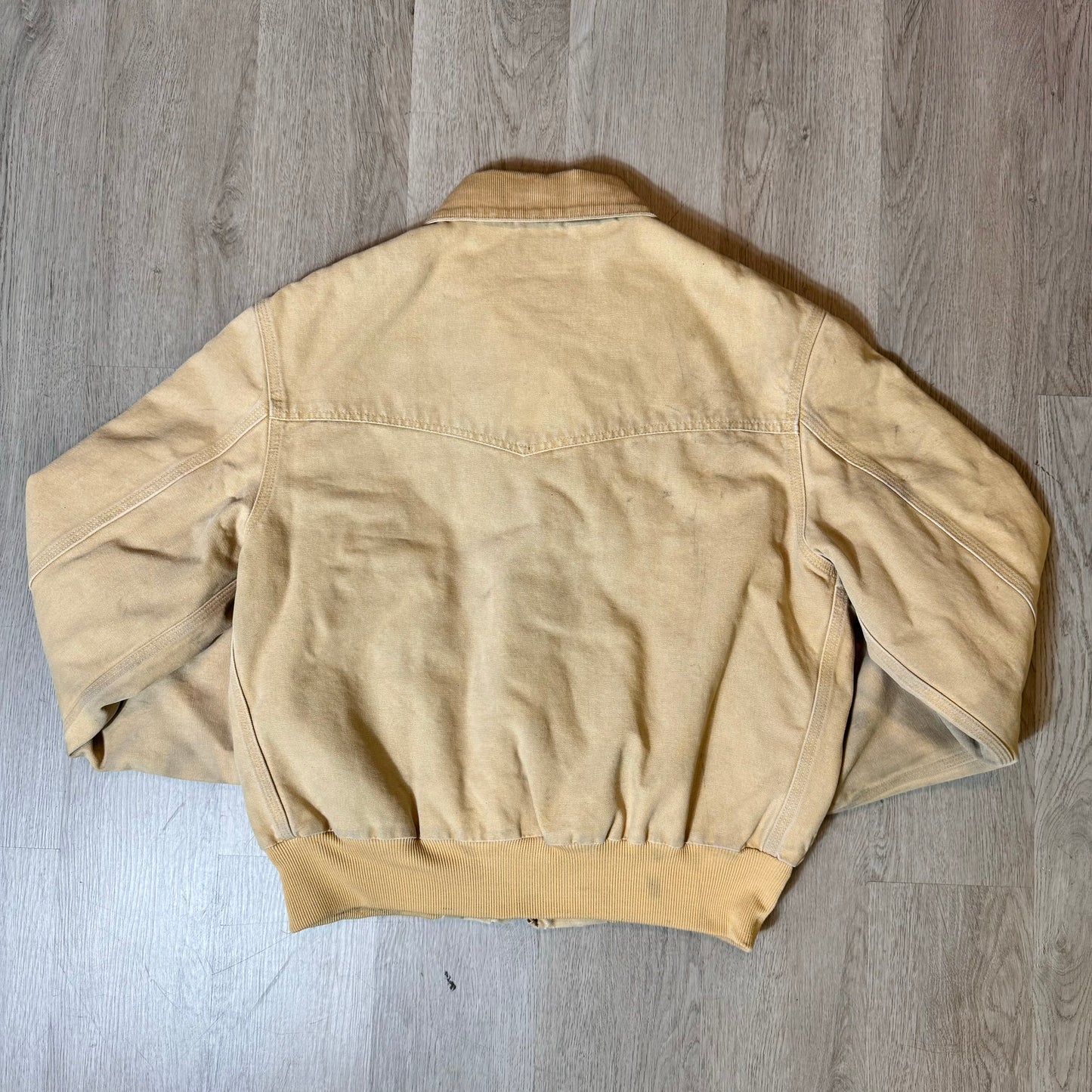 Vintage Carhartt Zip Up Tan Jacket