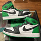 Jordan 1 Retro High OG Lucky Green (GS) - Preloved