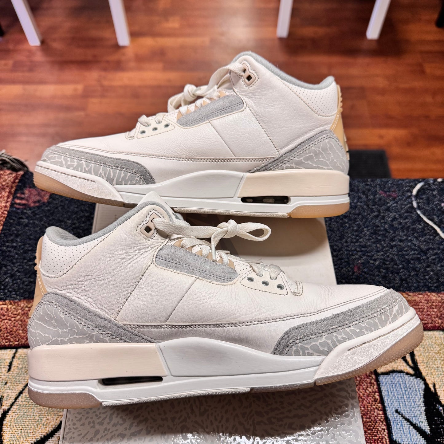 Jordan 3 Retro Craft Ivory - Preloved