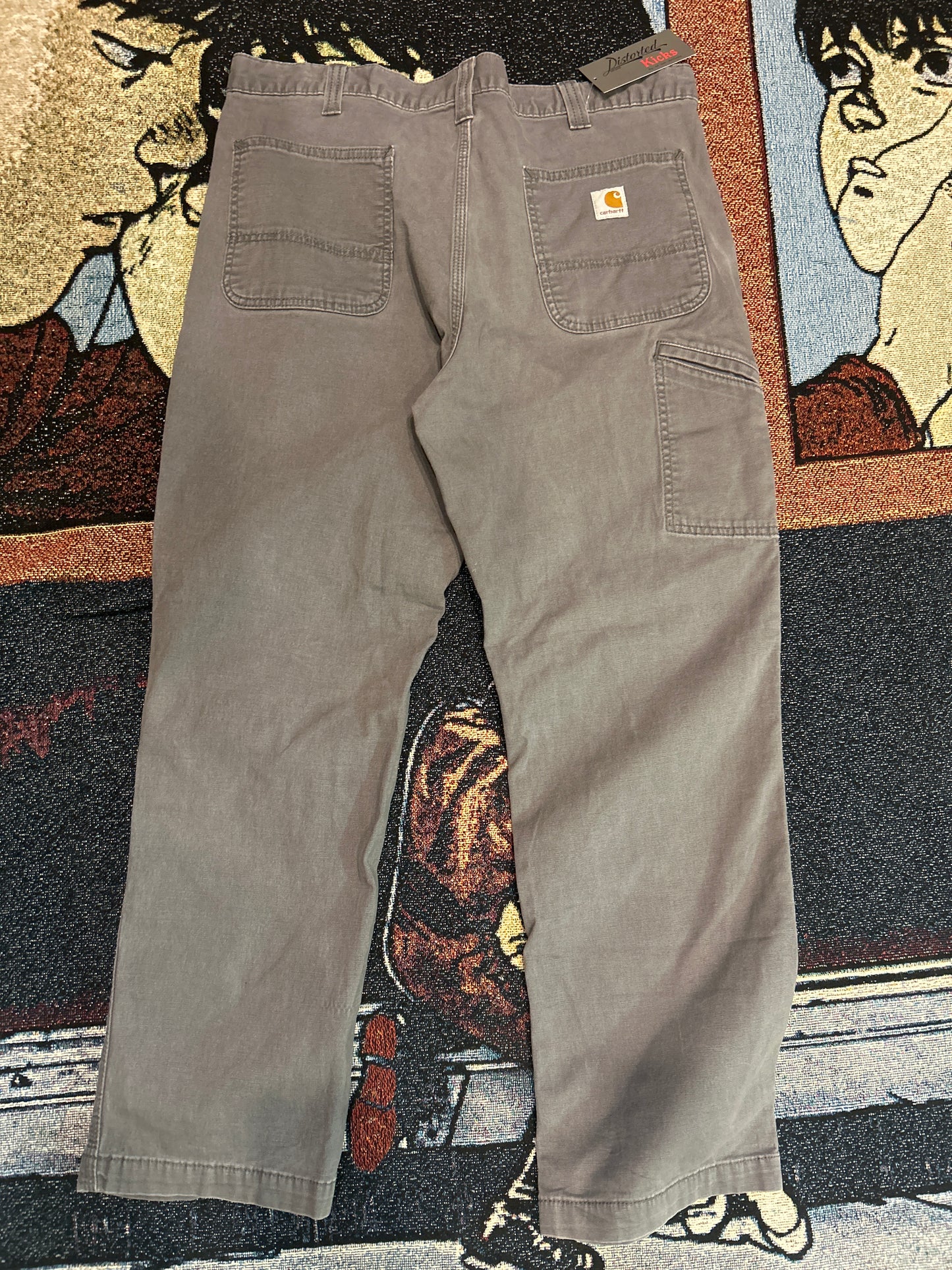 Vintage carhartt grey relaxed fit carpenter pants