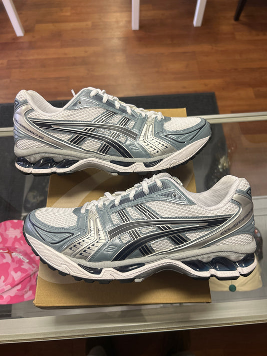 ASICS Gel-Kayano 14 White Fjord Grey - Preloved