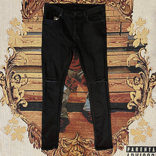 Ksubi black denim jeans - Preowned