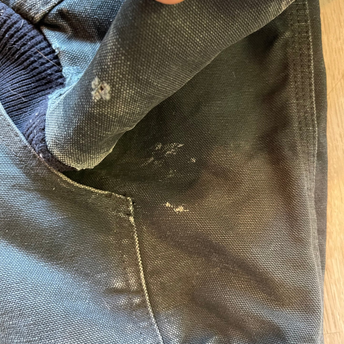 Vintage Carhartt denim Dark Blue Washed Jacket