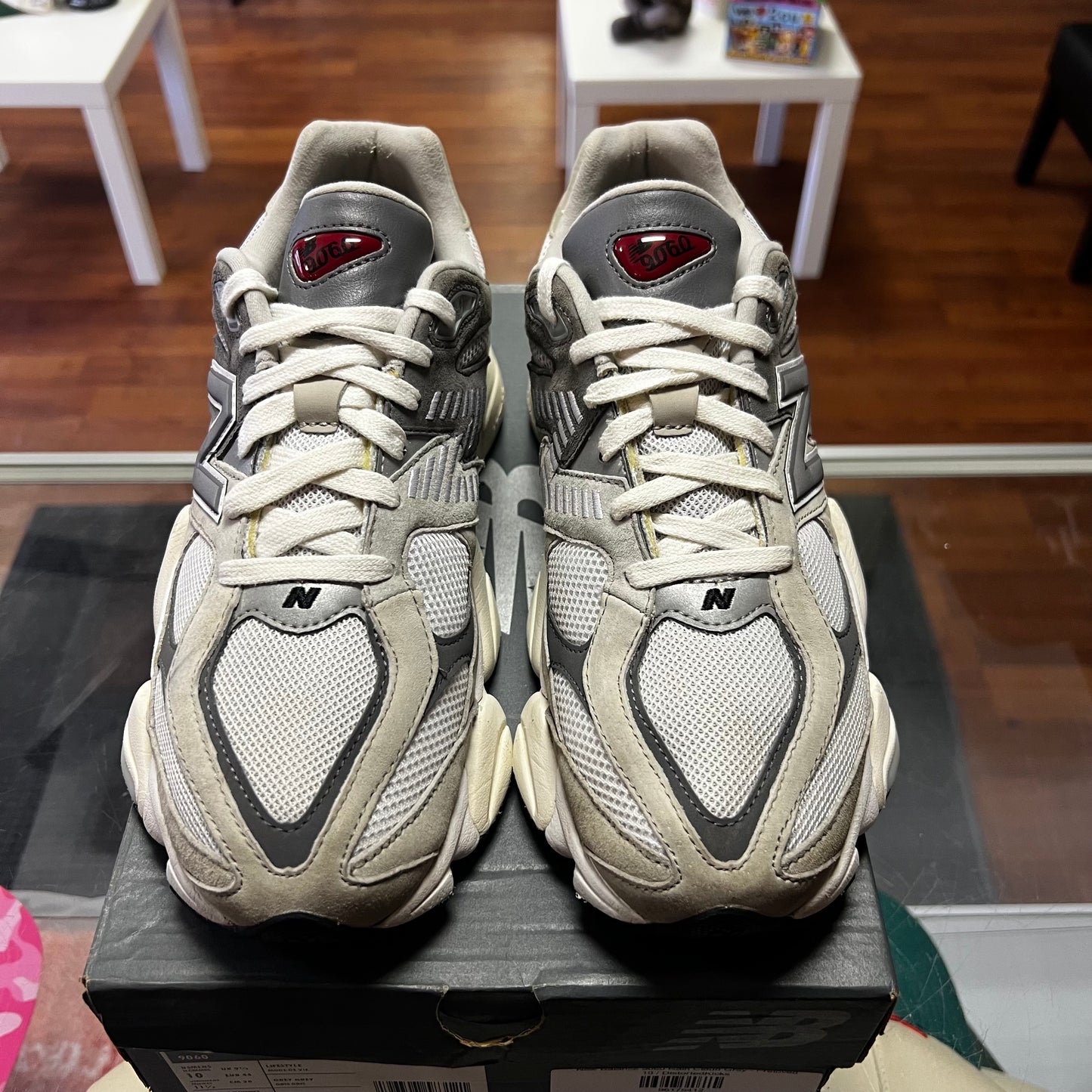 New Balance 9060 Rain Cloud Grey - Preloved