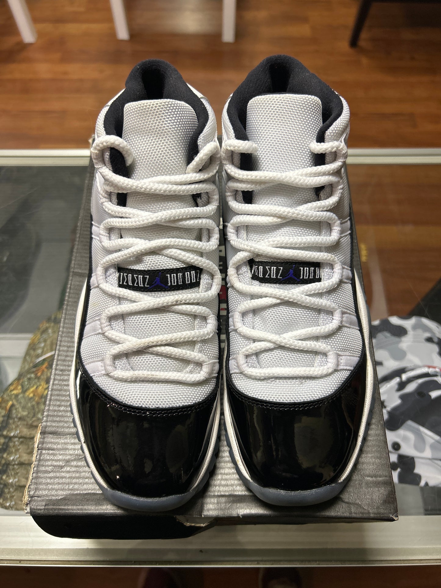 Jordan 11 Retro Concord (2018) (GS) - Preloved