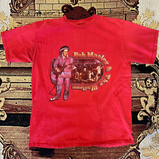 Vintage Red Bob Marley & the wailers T-shirt