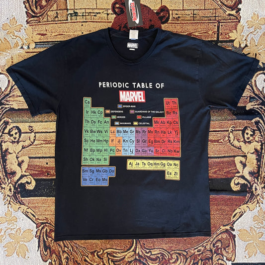 Vintage Periodic Table Marvel T-shirt