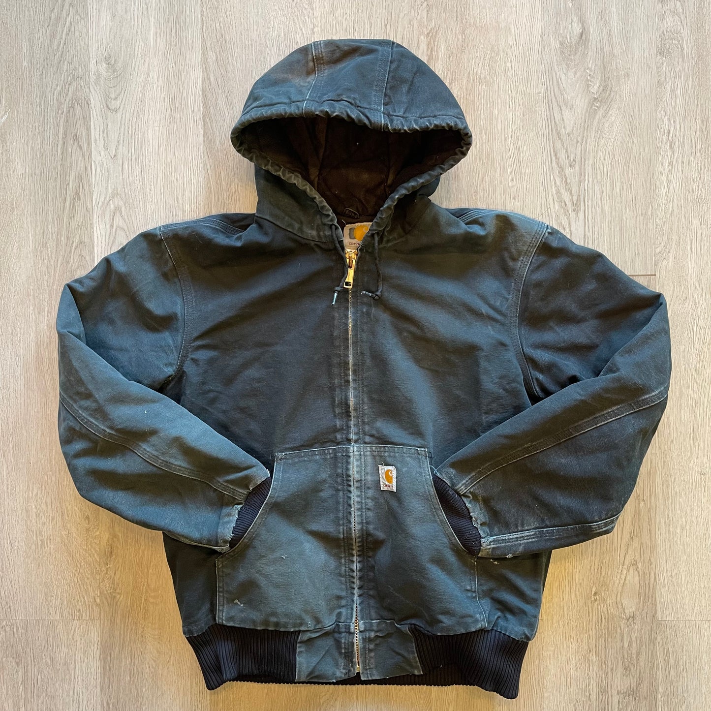 Vintage Carhartt denim Dark Blue Washed Jacket
