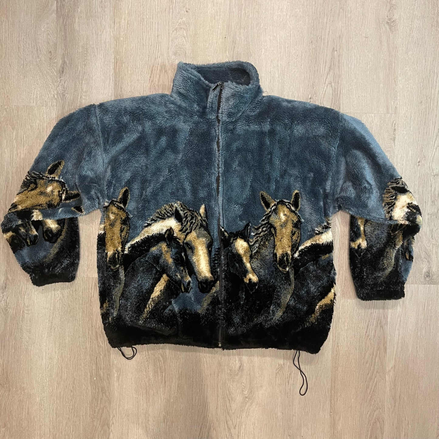 Vintage Horse Fleece Zip Up