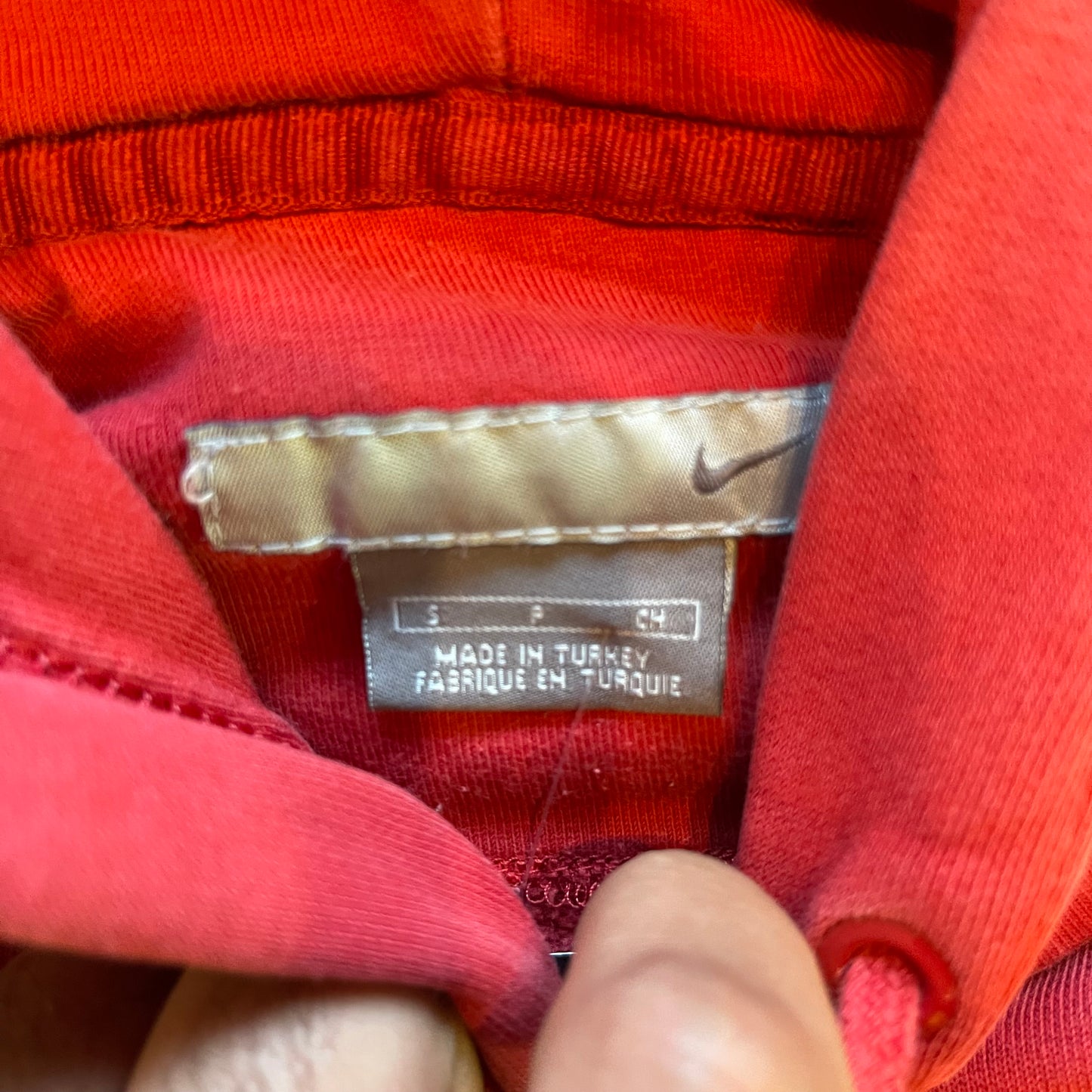 Nike Red Vintage Hoodie