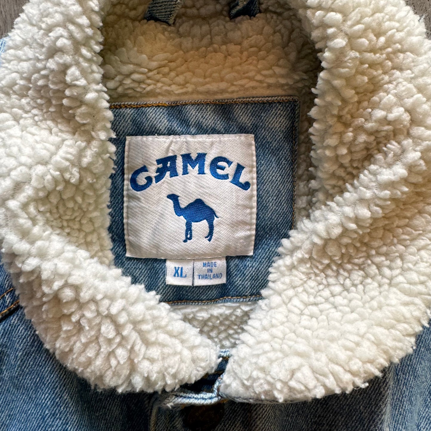 Camel Denim Jean Jacket