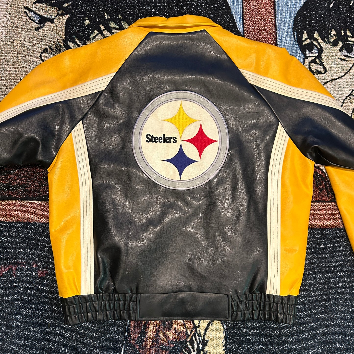 Vintage Pittsburgh steelers leather jacket