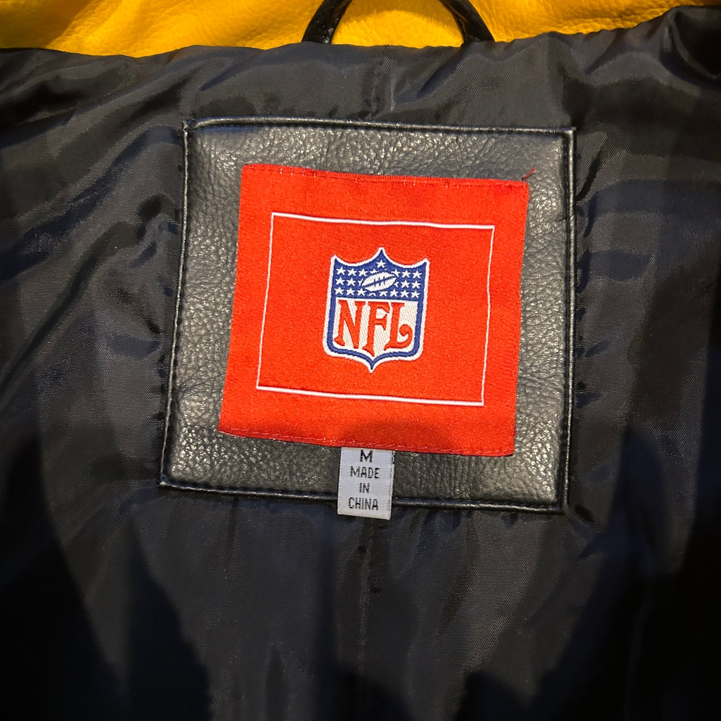 Vintage Pittsburgh steelers leather jacket