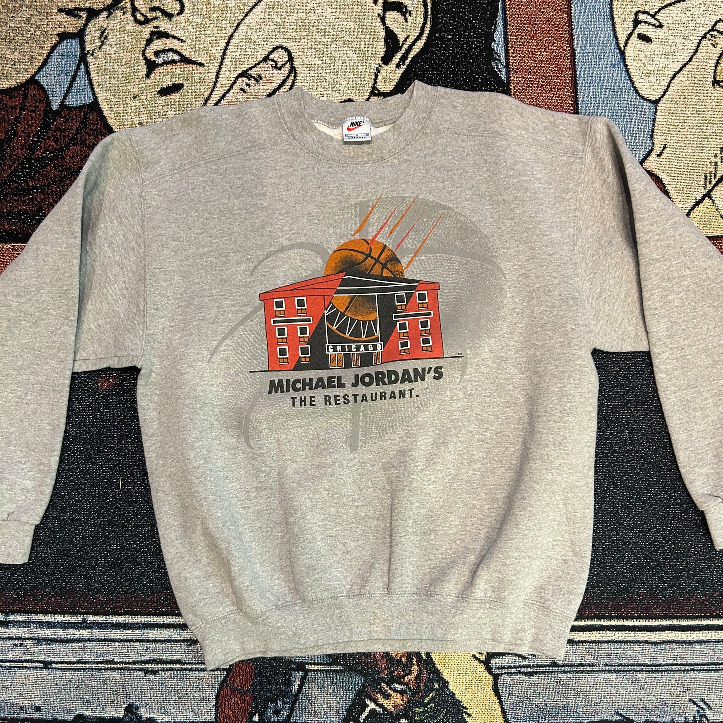 Vintage Nike Michael Jordan Restaurant crewneck