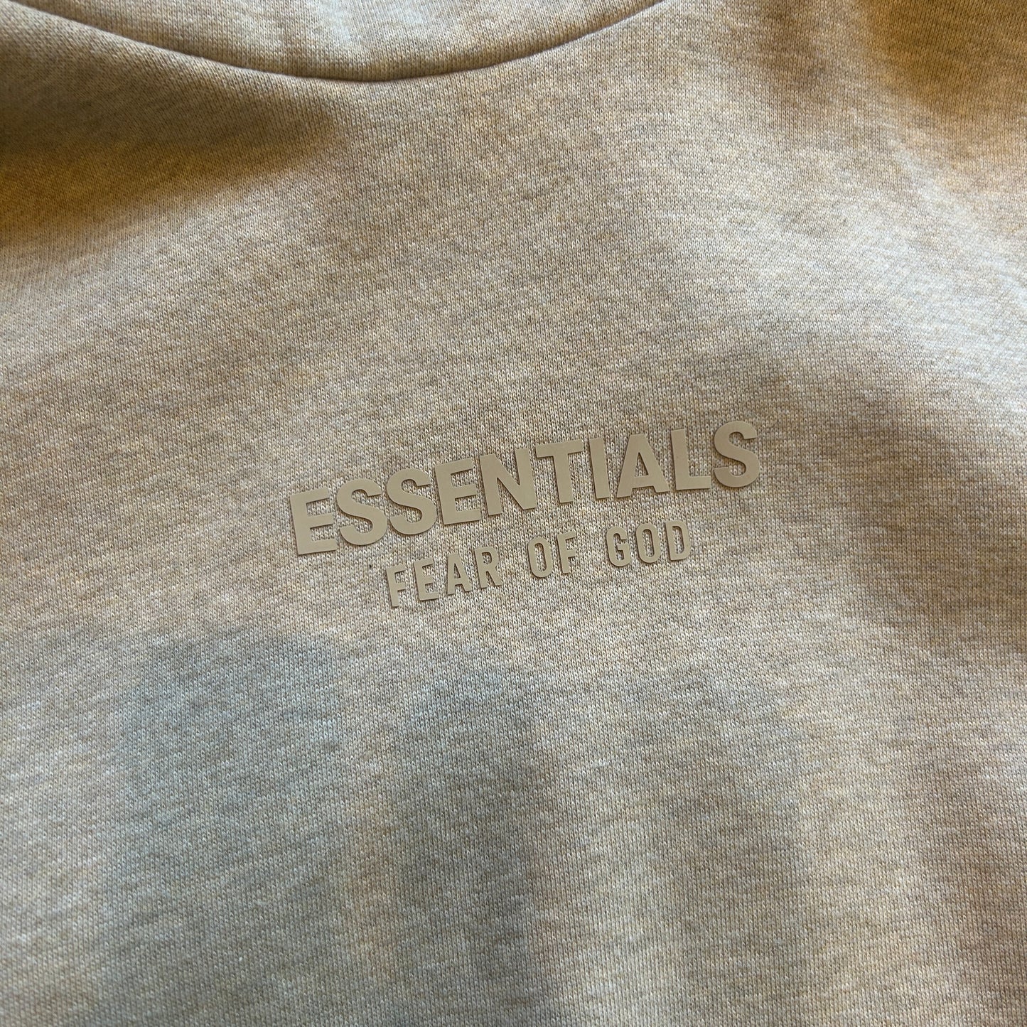 Fear of God Essentials Hoodie Gold Heather - Preowned