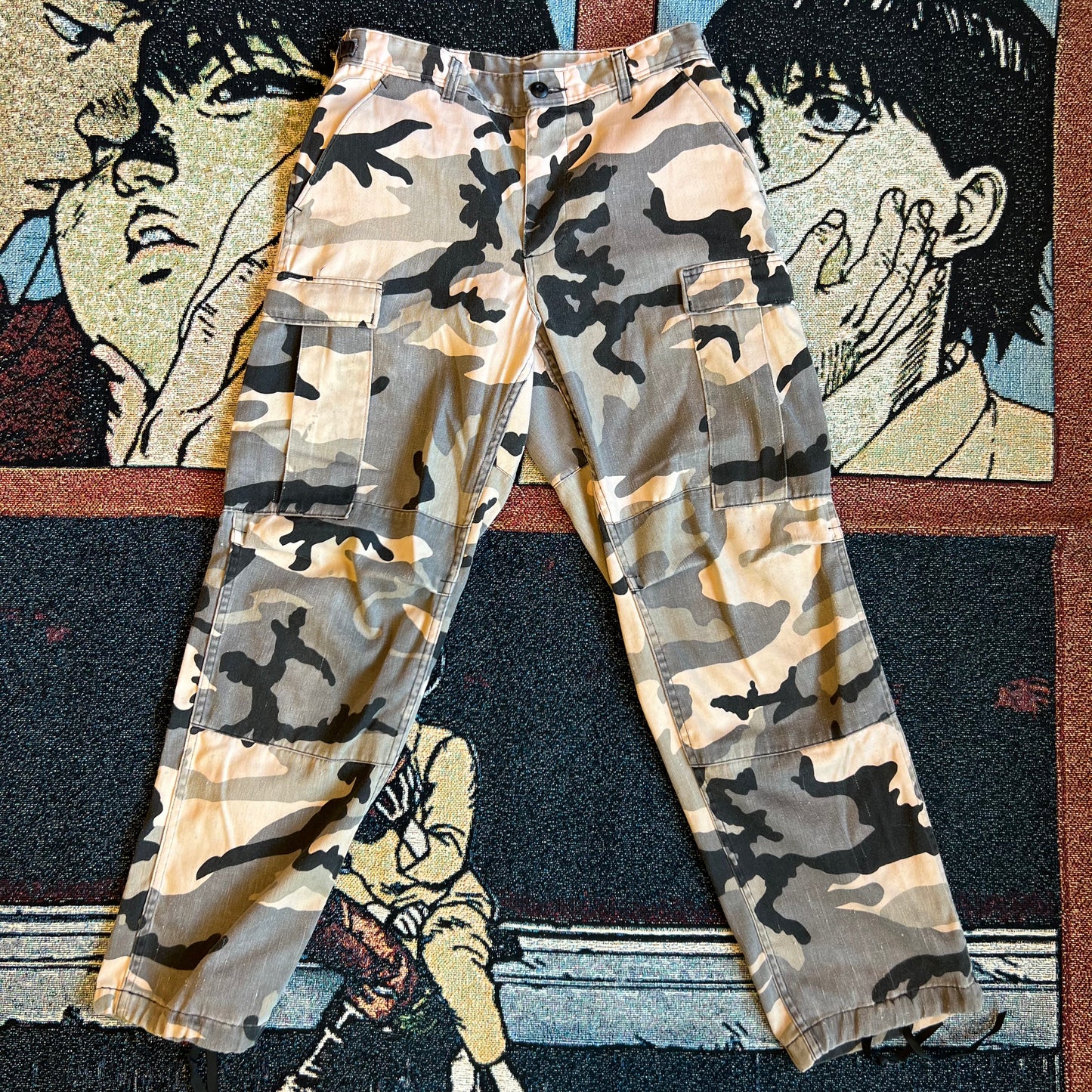 Vintage Military Sail/Black/Grey Camo pants