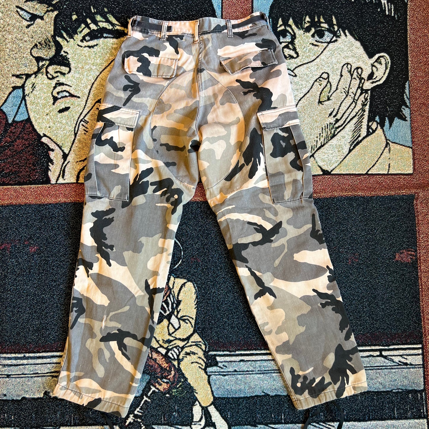 Vintage Military Sail/Black/Grey Camo pants