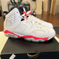 Jordan 6 Retro Infrared White (2014) (GS) - Preloved