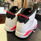 Jordan 6 Retro Infrared White (2014) (GS) - Preloved