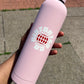 Distorted Co. Pink Water Bottle